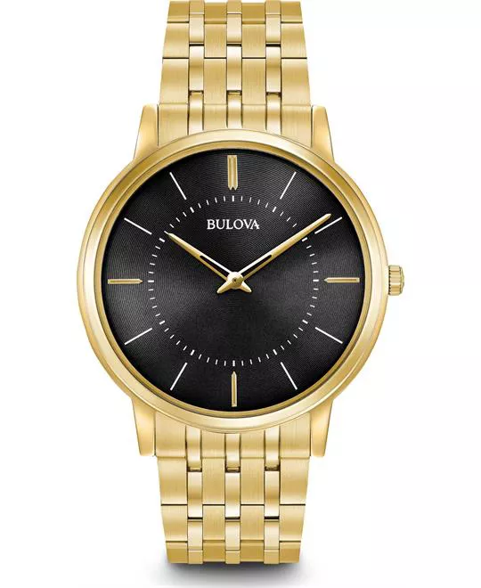  Bulova Classic Dress Gold-Tone Watch 40mm 