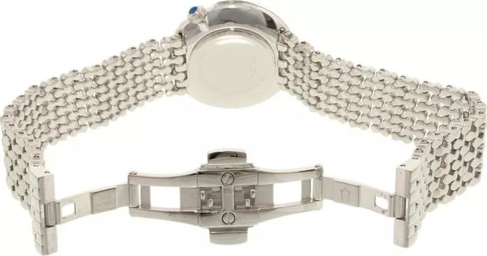  Bulova Diamond Silver Women's Watch 28mm 