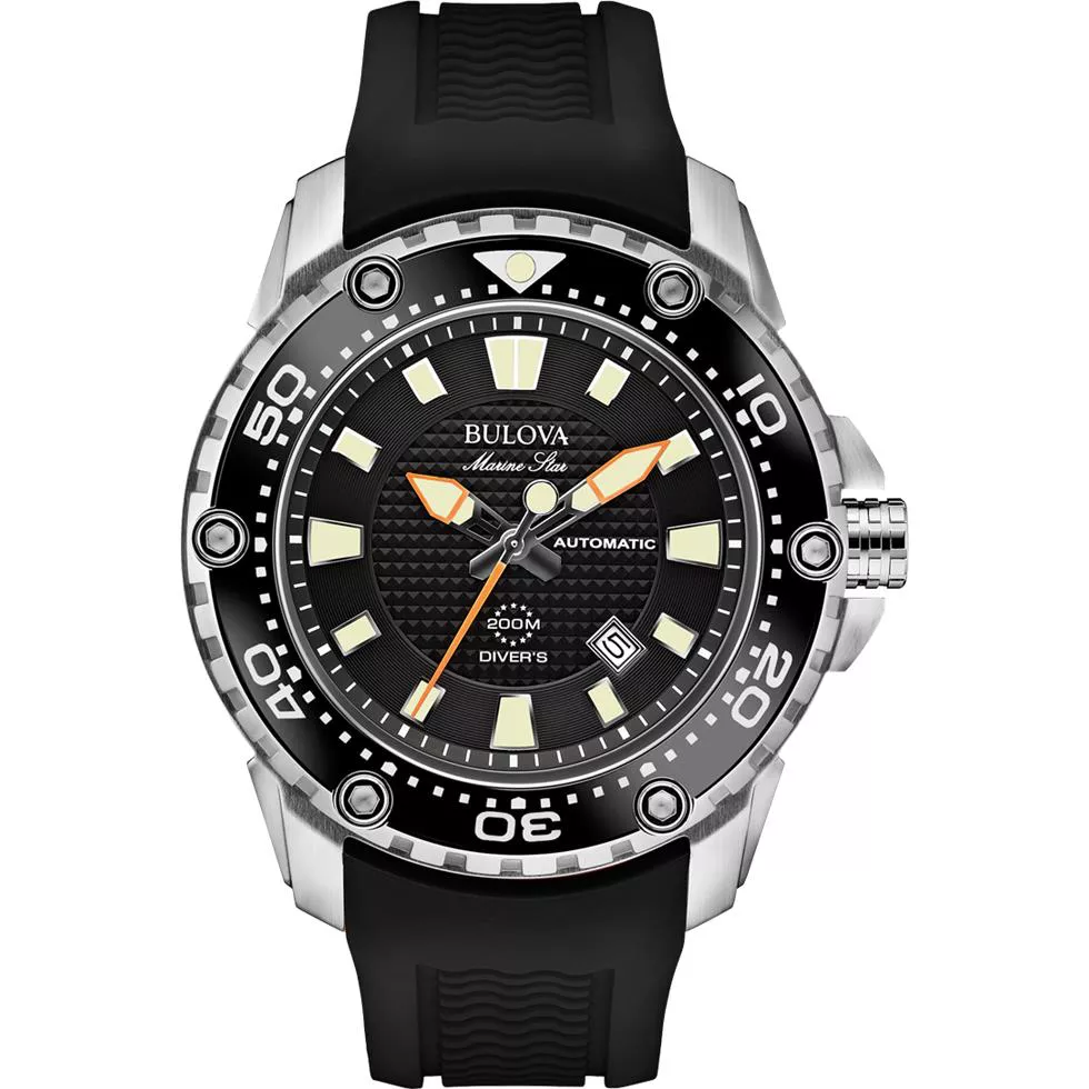 Bulova Marine Star Automatic Black Watch 47mm