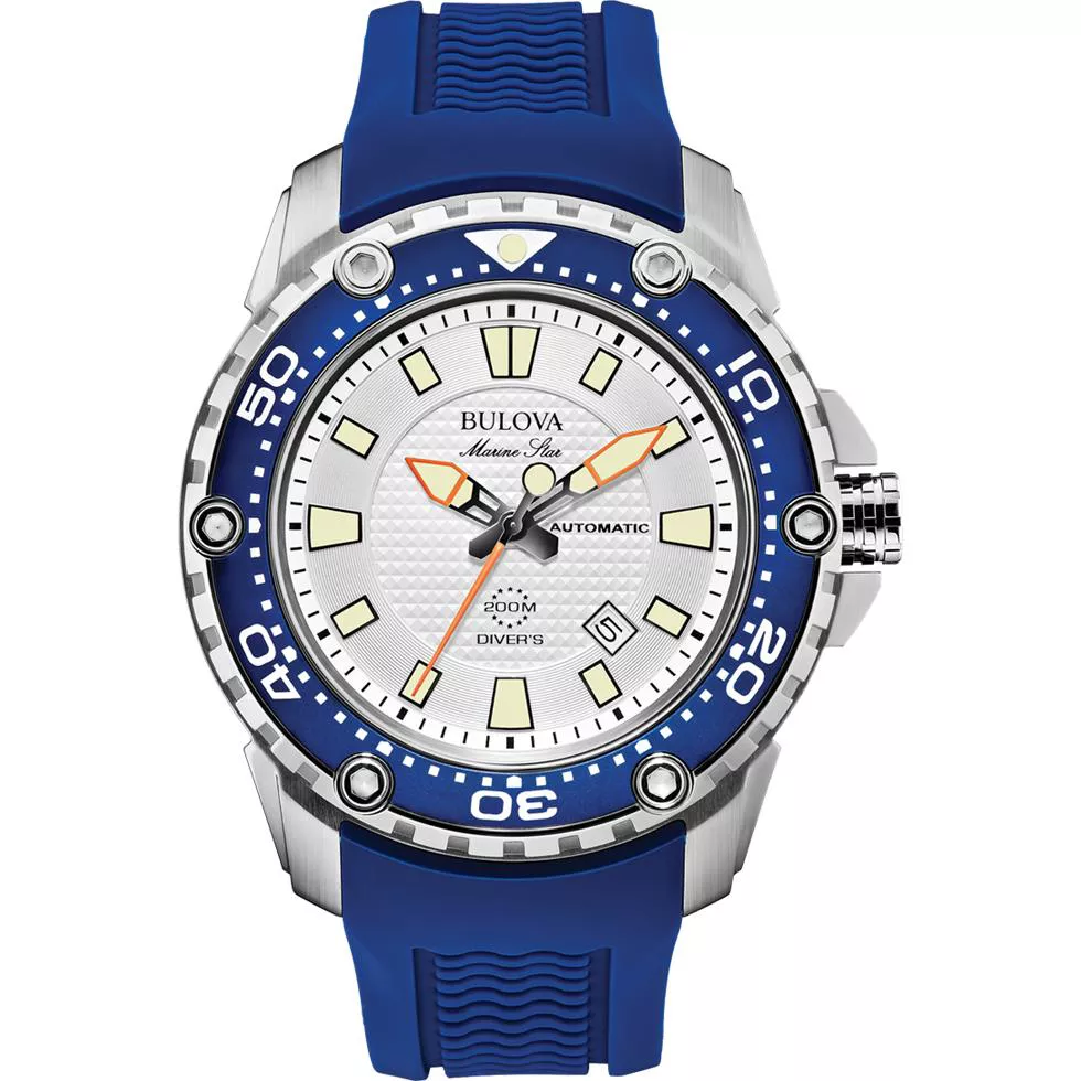  Bulova Marine Star Automatic Blue Watch 47mm