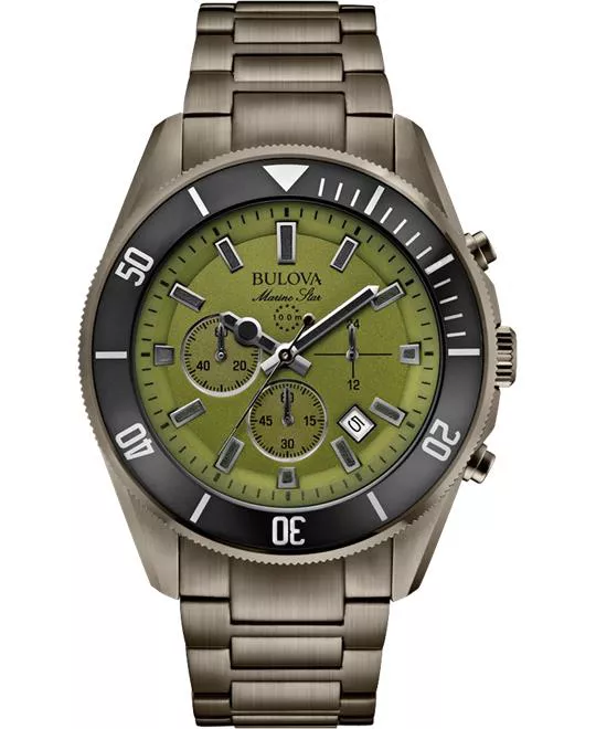 Bulova Marine Star Grey Men's Watch 43mm