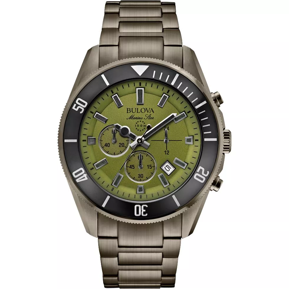  Bulova Marine Star Grey Men's Watch 43mm