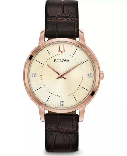  Bulova Classic Diamond Watch 36mm