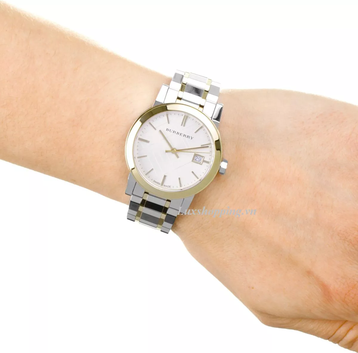  Burberry Swiss Two-Tone Women's Watch 34mm 