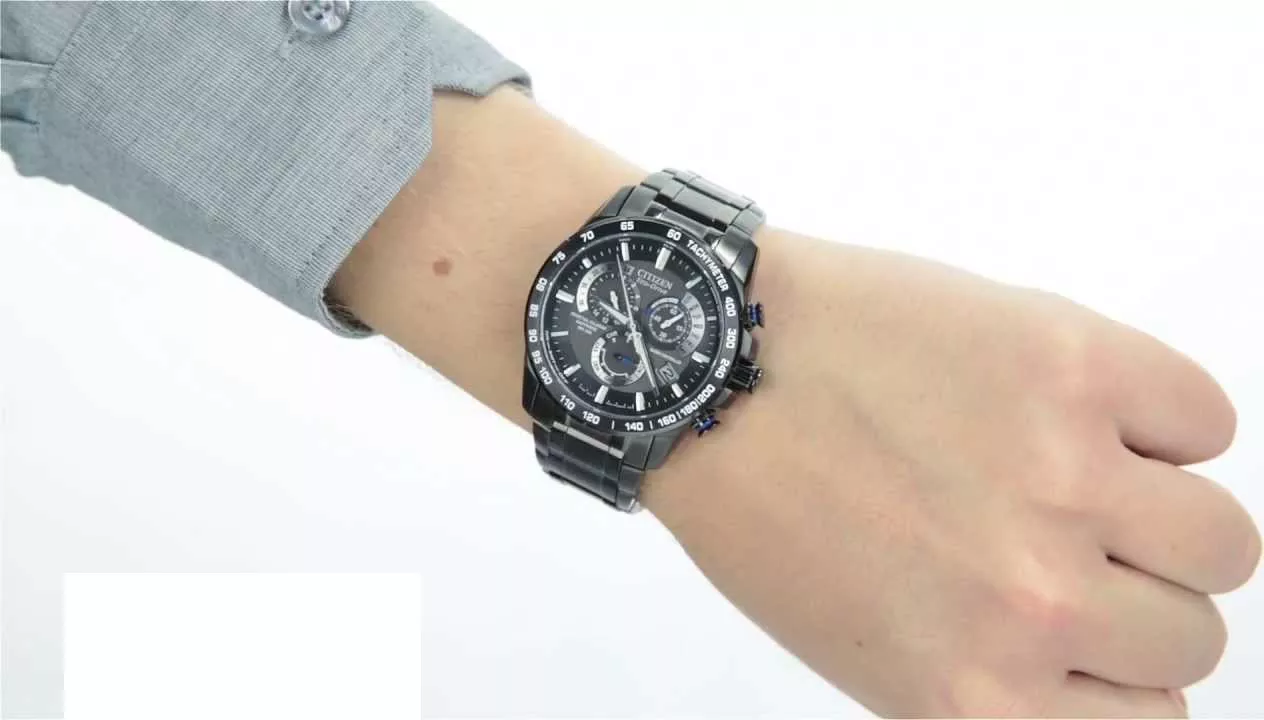 CITIZEN PCAT Perpetual Chrono A-T Black Watch 42mm