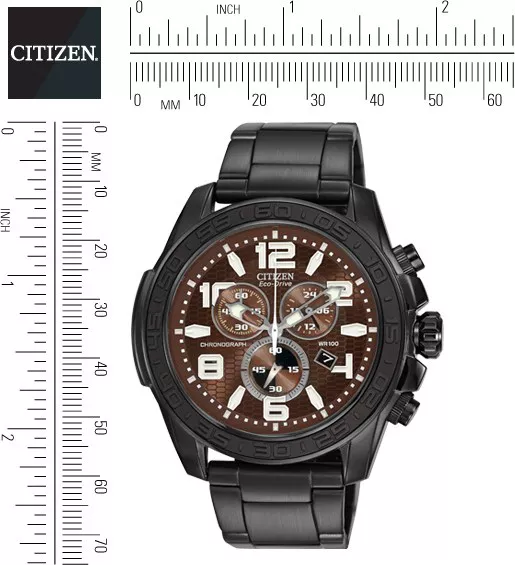  Citizen Men's Eco-Drive BRT Chronograph Watch, 48mm