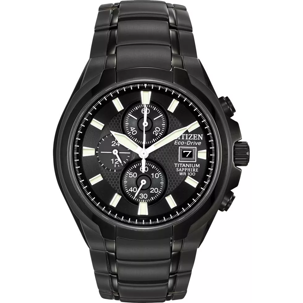  Citizen Paradigm Men's Eco-Drive Titanium Watch, 43mm