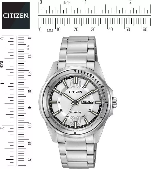  Citizen Drive Men's HTM Japanese Quartz Watch 43mm