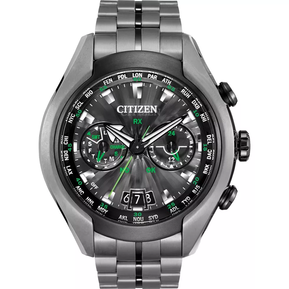  Citizen Satellite Wave Air Titanium Watch 50mm