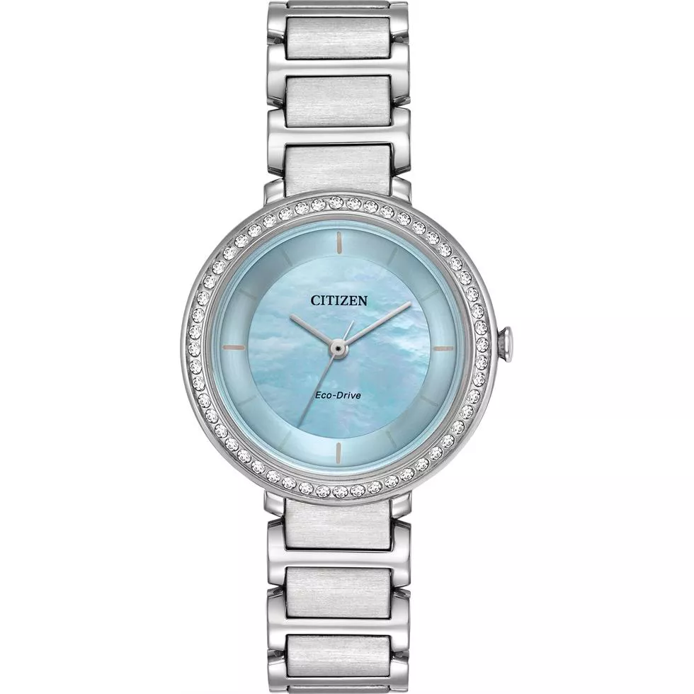  Citizen Silhouette Crystal Jewelry Watch 30mm 