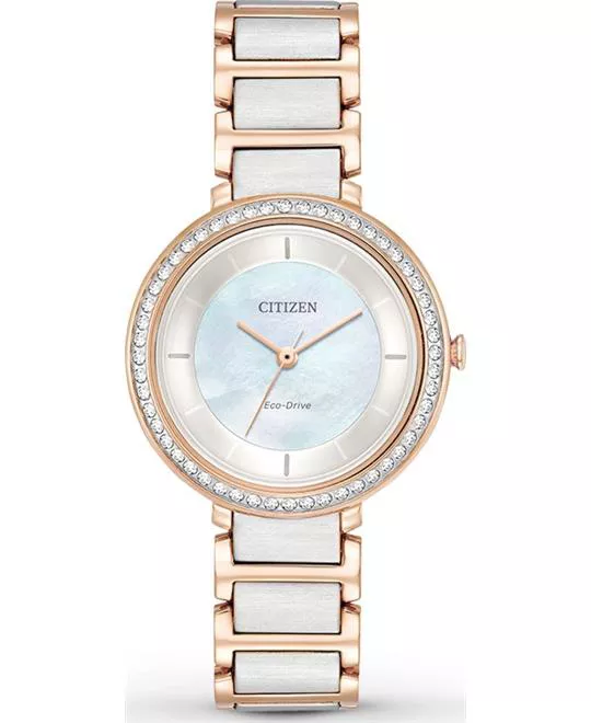  Citizen Silhouette Crystal Jewelry Watch 30mm
