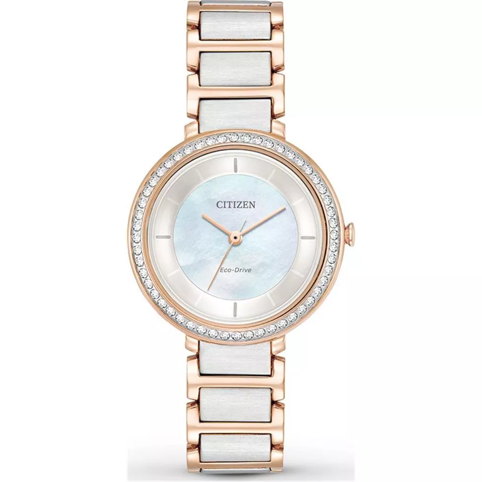  Citizen Silhouette Crystal Jewelry Watch 30mm