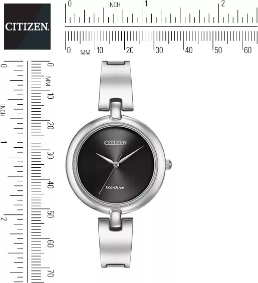  Citizen Silhouette Eco Drive Watch, 34mm