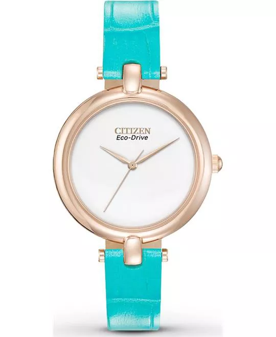  Citizen Silhouette Rose Gold-Tone Watch 34mm