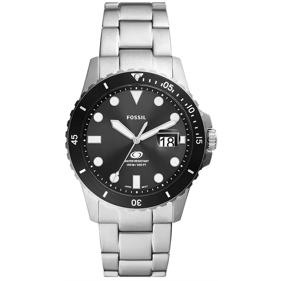  Fossil Blue Dive Three-Hand Date Watch 42mm