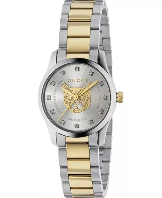  Gucci G-Timeless Diamond Watch 27mm
