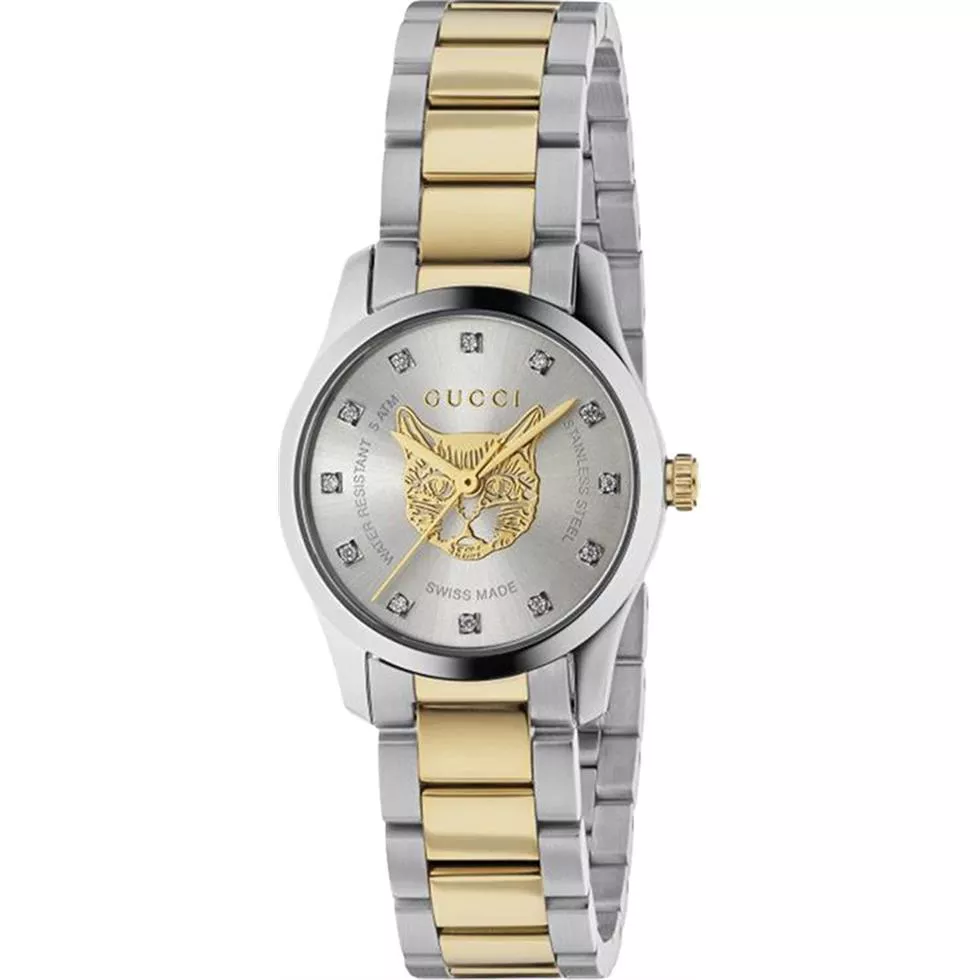  Gucci G-Timeless Diamond Watch 27mm