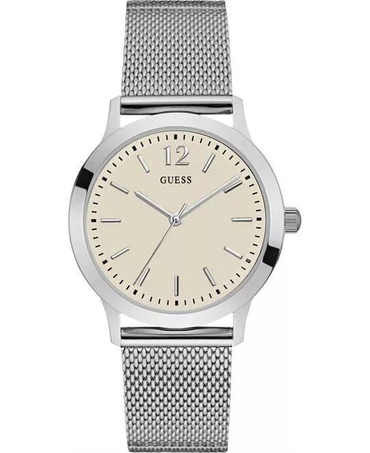  GUESS Dressy Silver Tone Watch 37.5mm