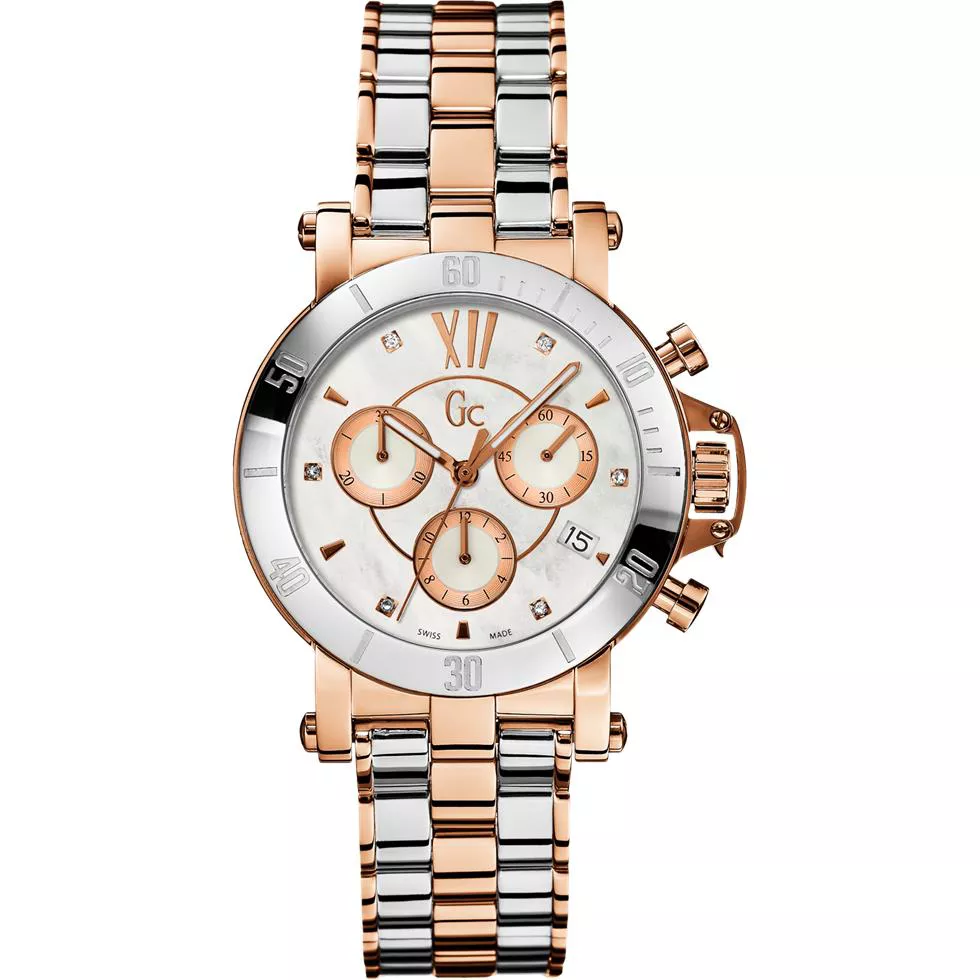  GUESS GC Femme with Diamonds Timepiece, 37.5mm
