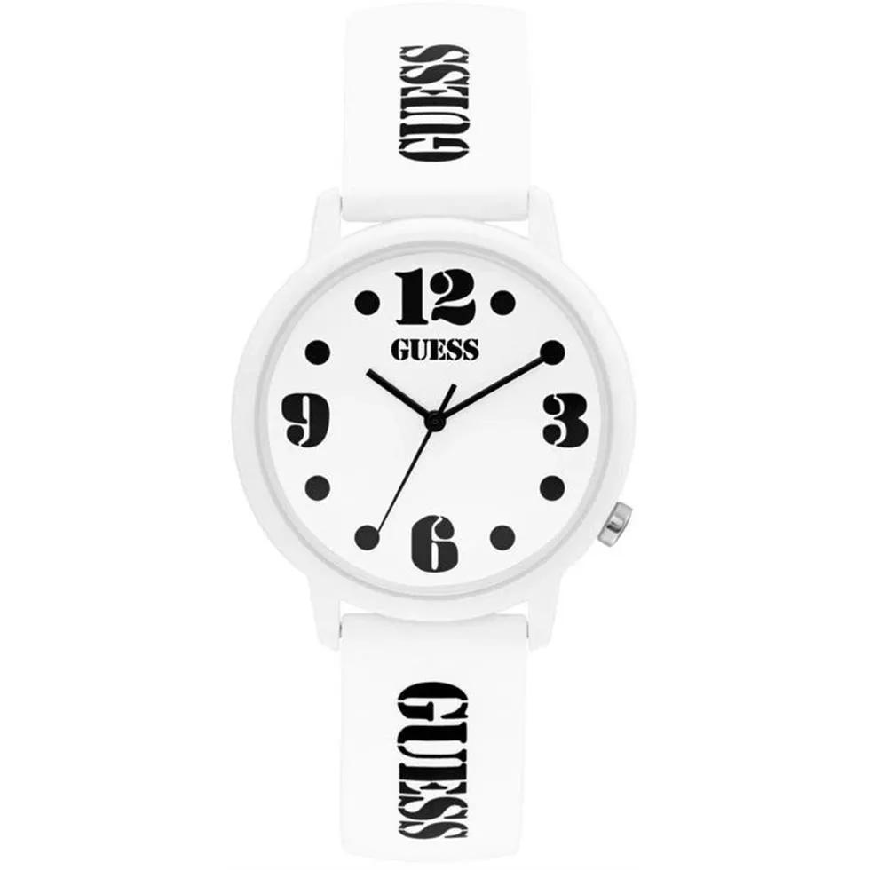 Guess Originals White Tone Watch 38mm