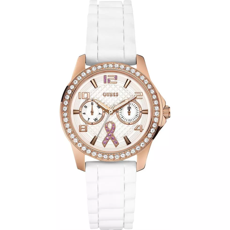  GUESS Awareness Women's Watch Silicone, 36mm