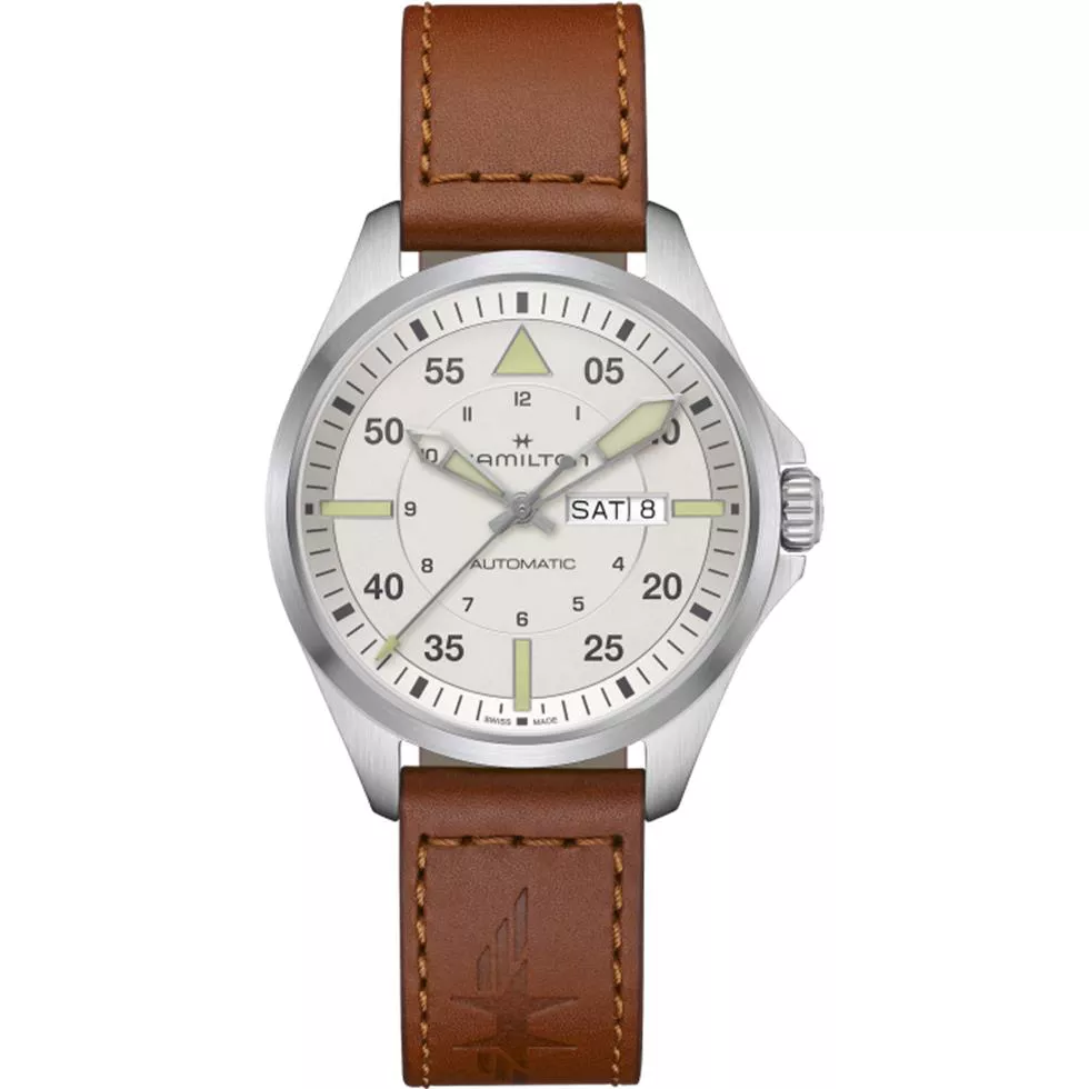  Hamilton Khaki Aviation Brown 42mm