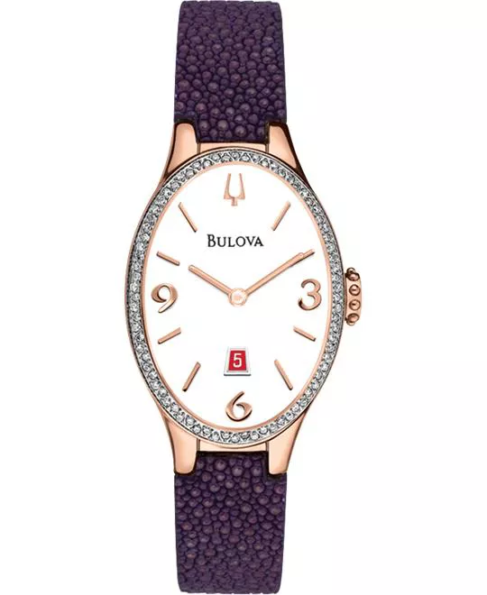 Bulova Diamond Gallery Collection Watch 25x35mm