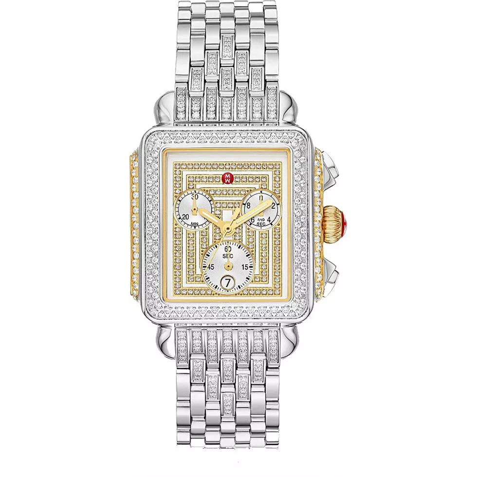  Limited Edition Deco Two-Tone Diamond Watch 33MM