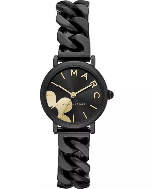  Marc Jacobs Classic Black IP Watch 28mm