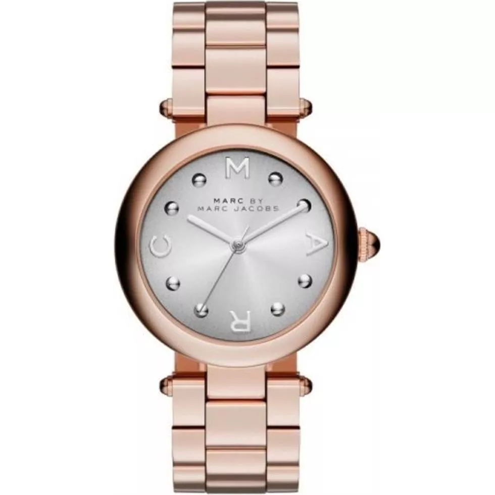  Marc Jacobs Dotty Silver Dial Watch 26mm