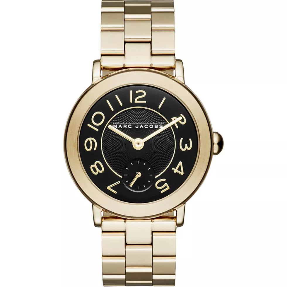  Marc Jacobs Riley Gold-Tone Bracelet Women's Watch 36mm 