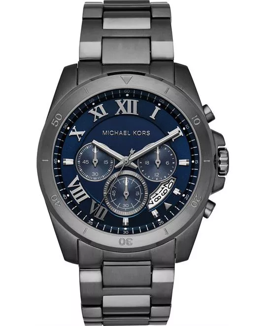  Michael Kors Brecken Blue Chronograph Watch 44mm