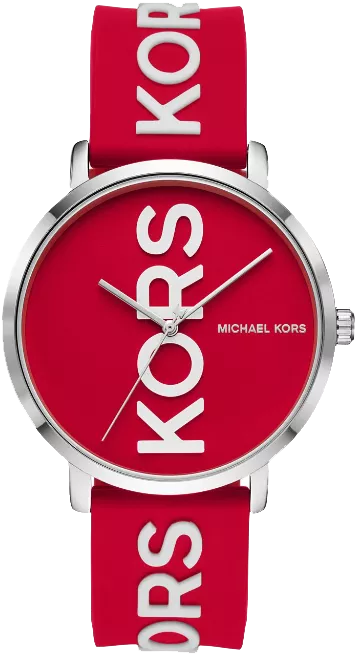 MSP: 90756 Michael Kors Charley Red Silicone Watch 42mm 4,095,000