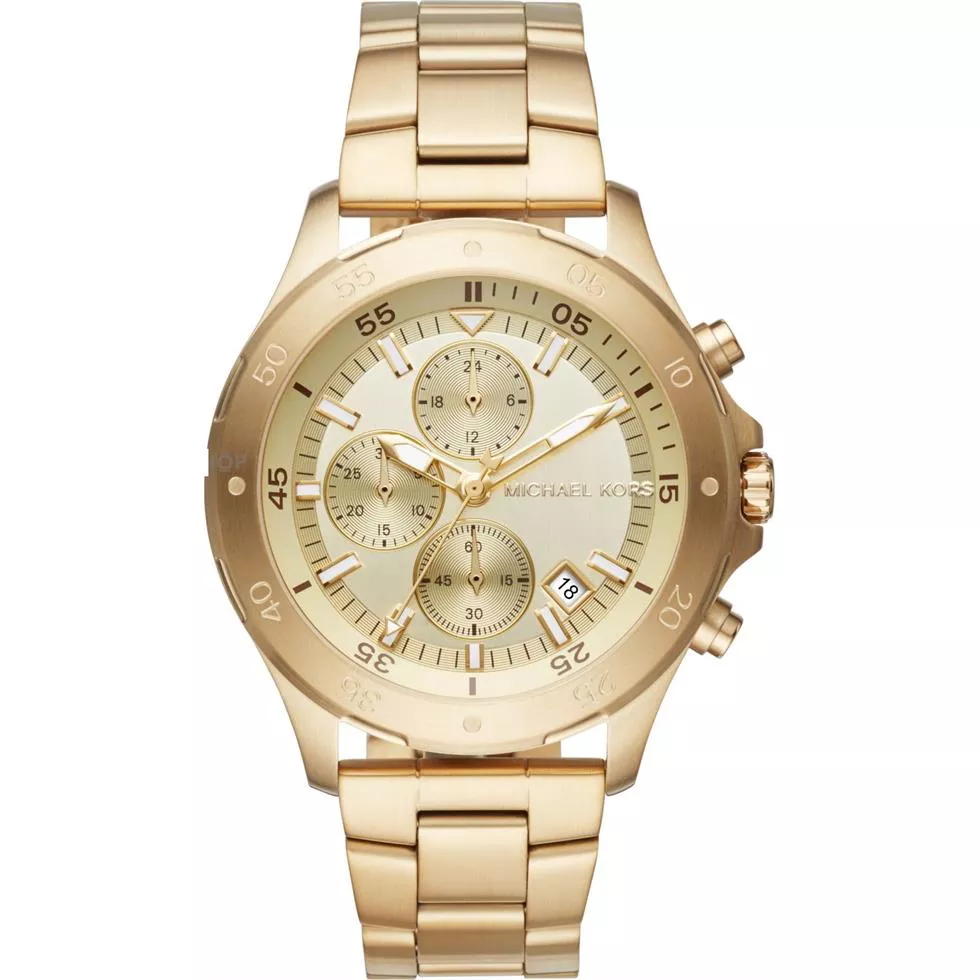  Michael Kors Walsh Gold Watch 44mm 