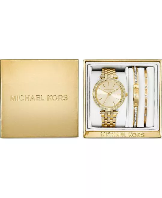  Michael Kors Darci Mini Watch Set 33mm