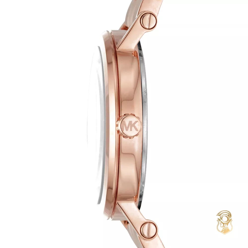  Michael Kors Norie Rose Gold-Tone Watch 38mm 