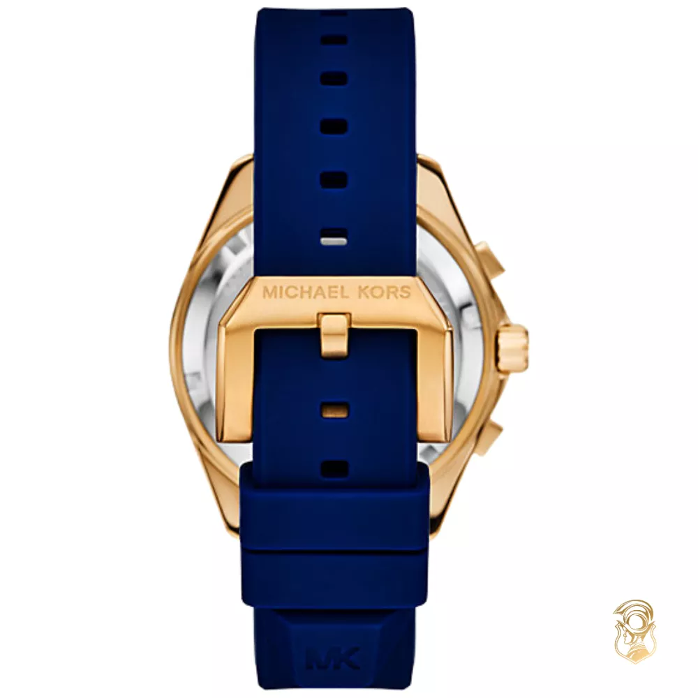  Michael Kors Oversized Maritime Gold-Tone and Silicone Watch 45mm