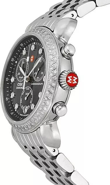  Michele CSX Signature Black Mother of Pearl Watch 36mm