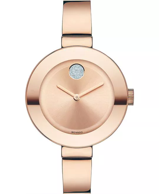  Movado Bold Rose Gold Ion-Plated Women's 34mm 