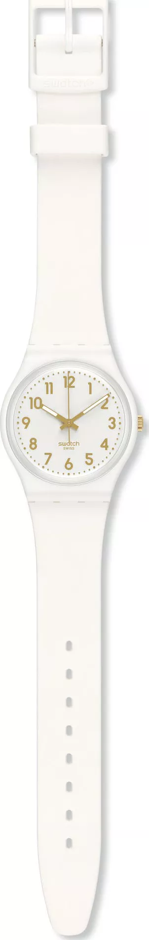  Swatch Bishop Analog Silicone Unisex Watch 33mm