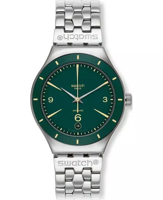  Swatch Green Sky watch, 37.5mm