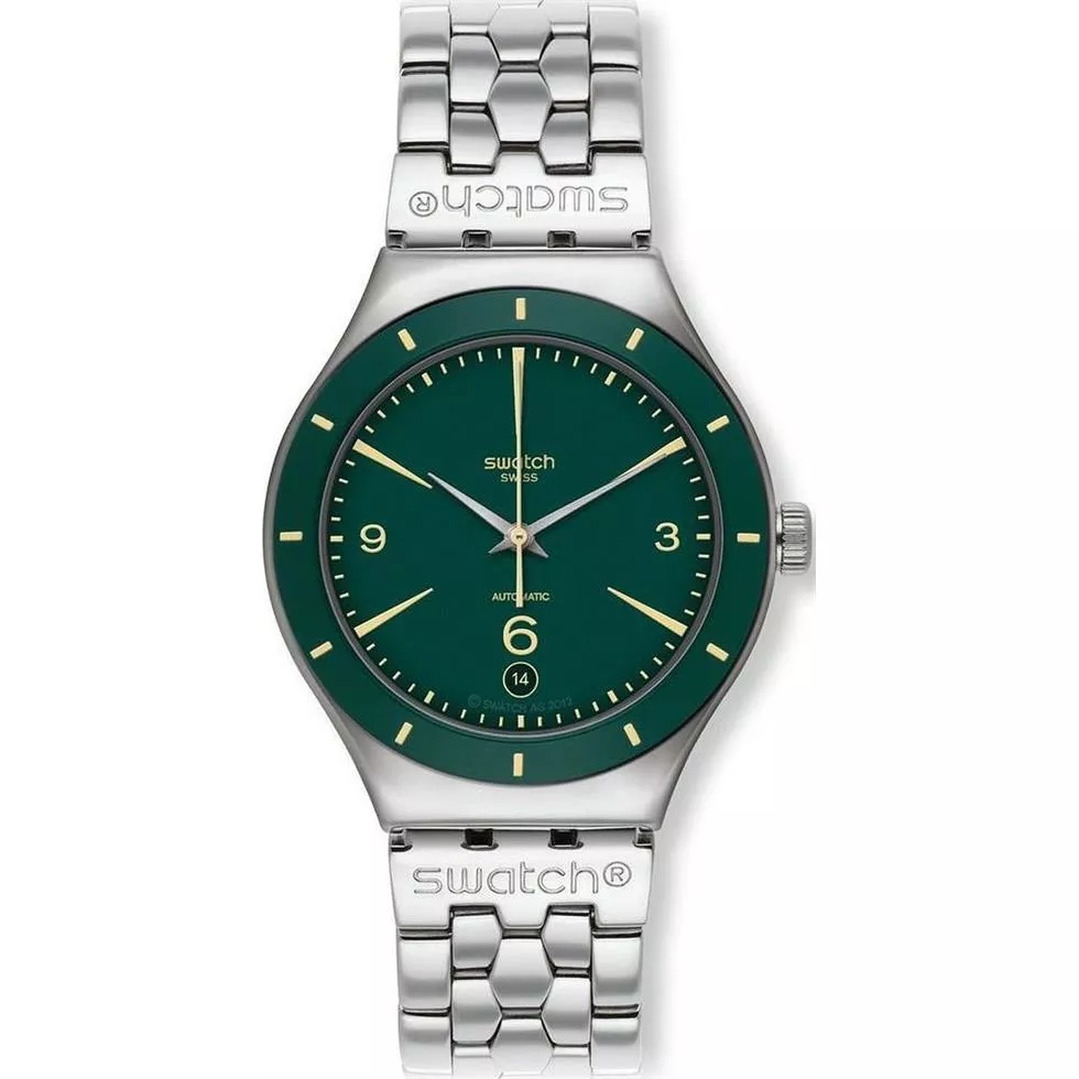  Swatch Green Sky watch, 37.5mm