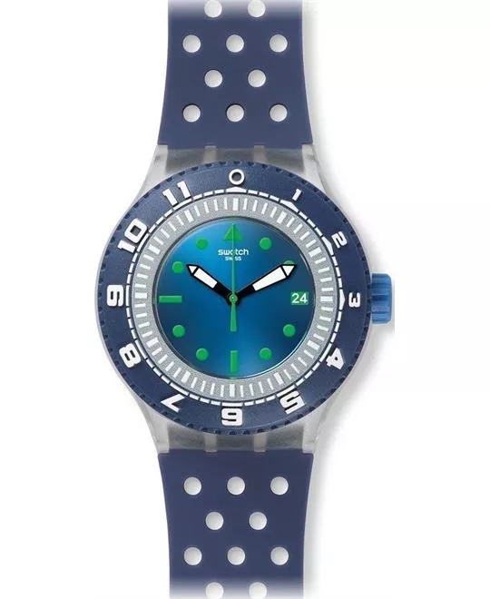  Swatch Men's Originals Rubber Swiss Watch,43mm