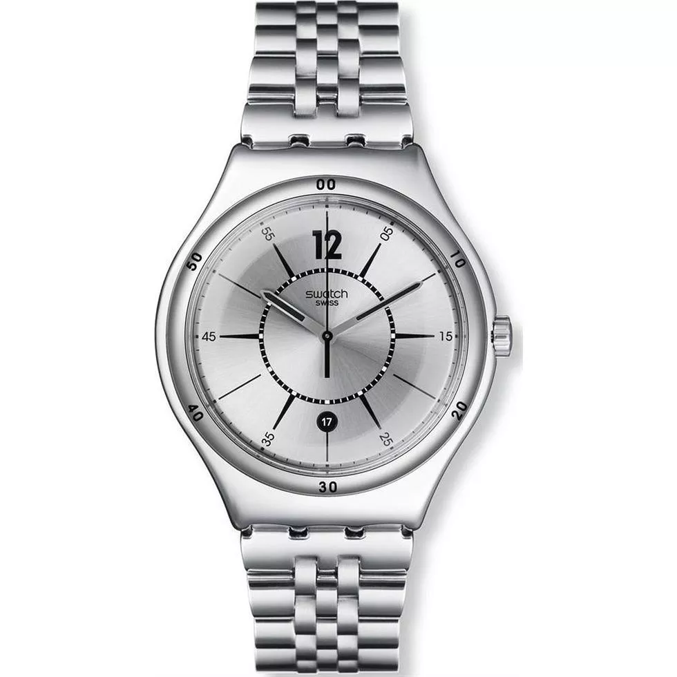  Swatch Moonstep Stainless Steel watch, 37mm
