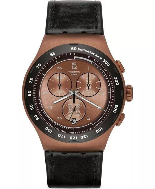  Swatch The Copper Chronograph Mens Watch 45mm