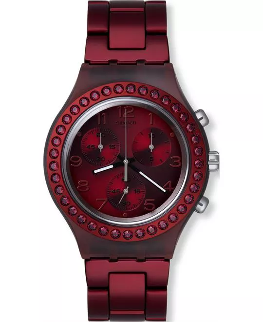  Swatch Women's Irony Red -Swiss Quartz Watch, 42mm