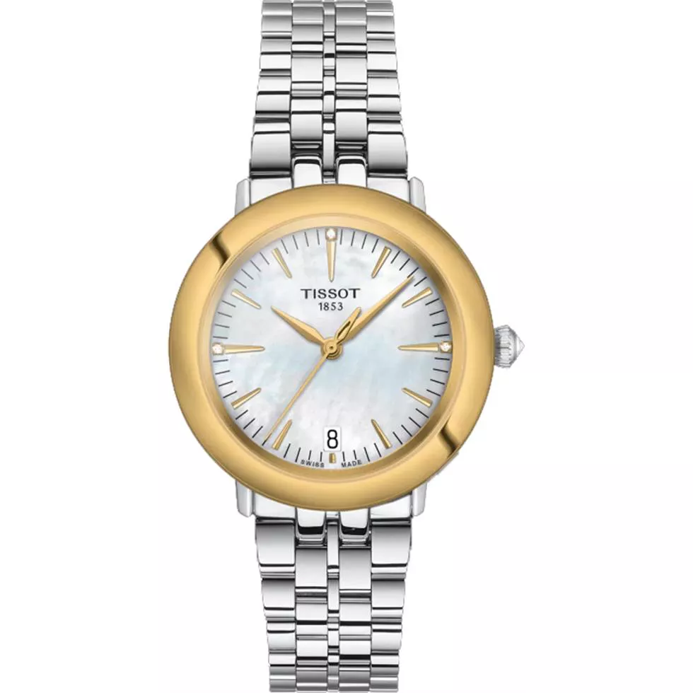Tissot Glendora T929.210.41.116.01 18K Gold Watch 33mm