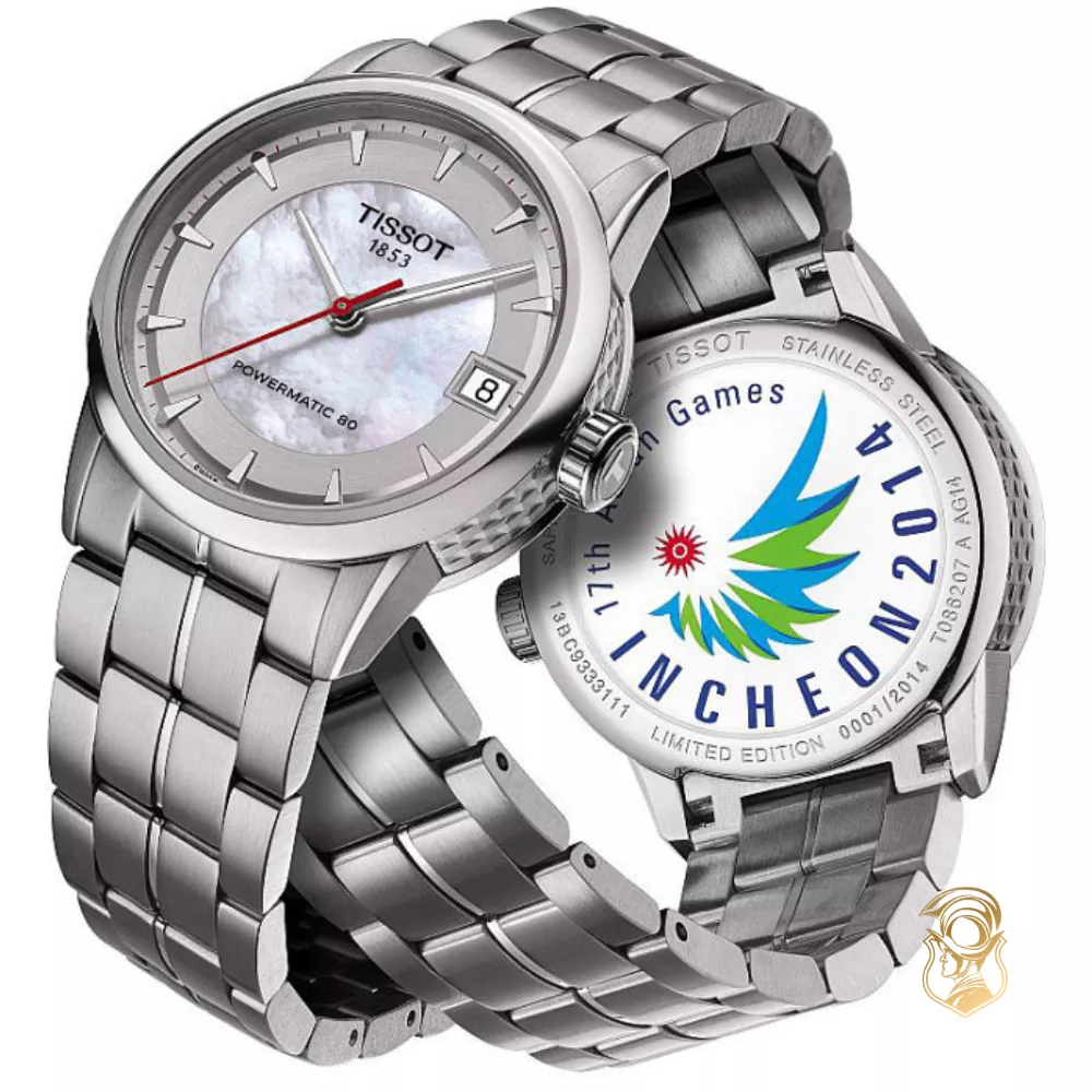  Tissot Luxury T086.207.11.111.01 Automatic Asian Games Watch 33mm