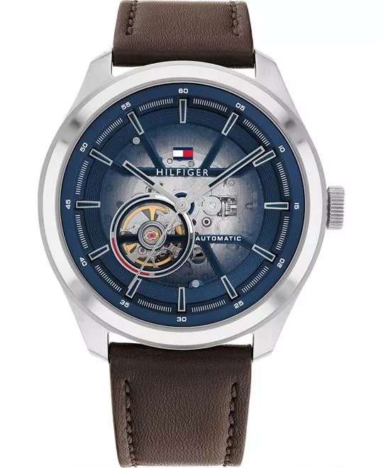  Tommy Hilfiger Skeleton Automatic Watch 44mm
