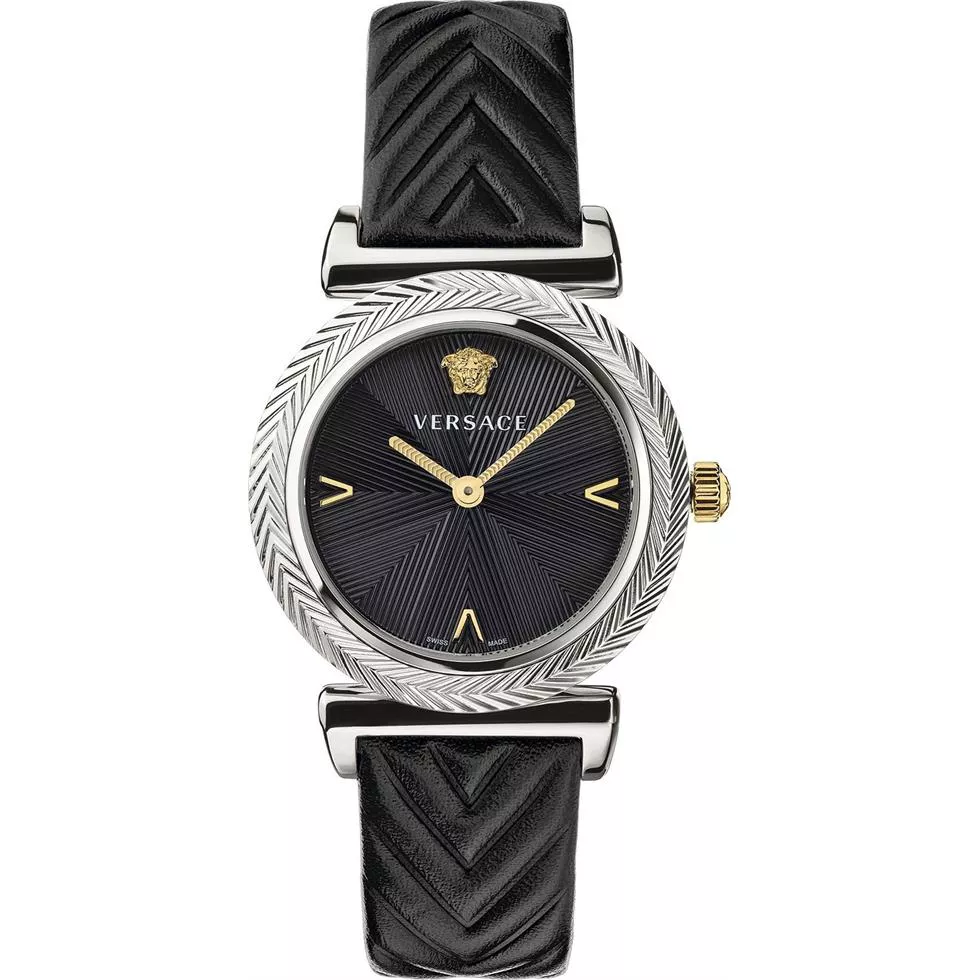  Versace V -Motif Watch 35mm